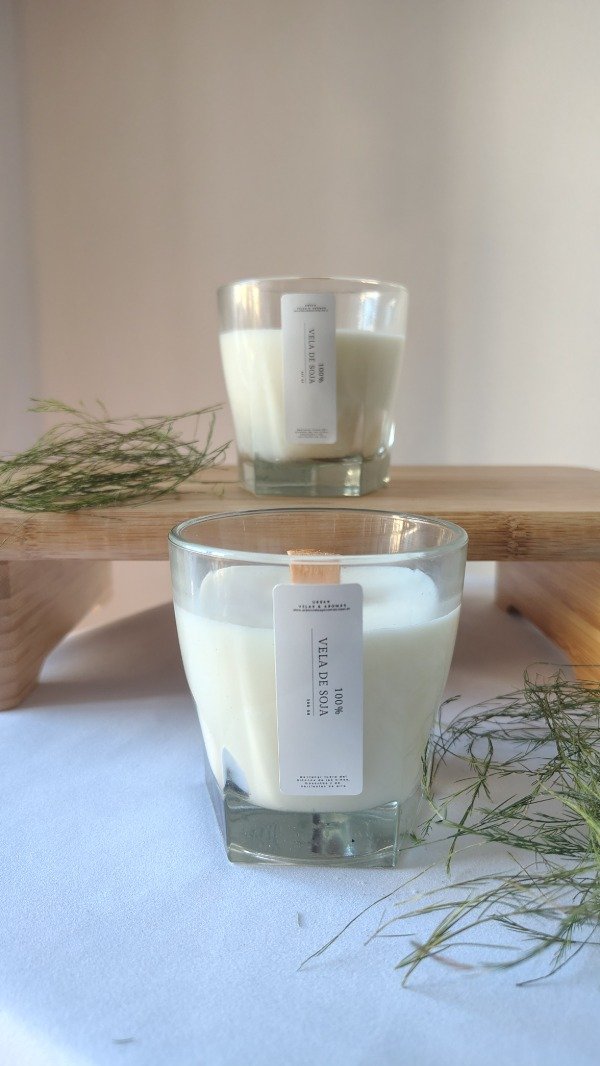 Producto - Vela de soja Violetas Fresias