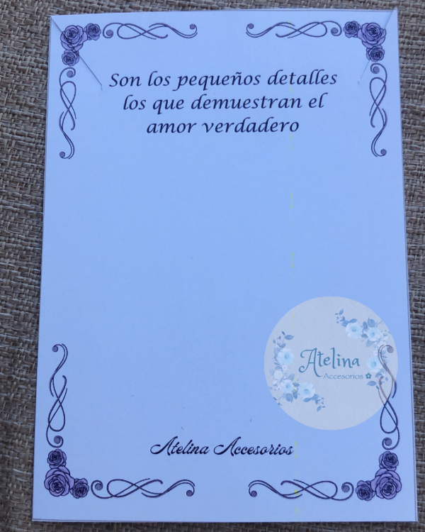 Producto - Tarjeta detalles de amor (1 unidad)