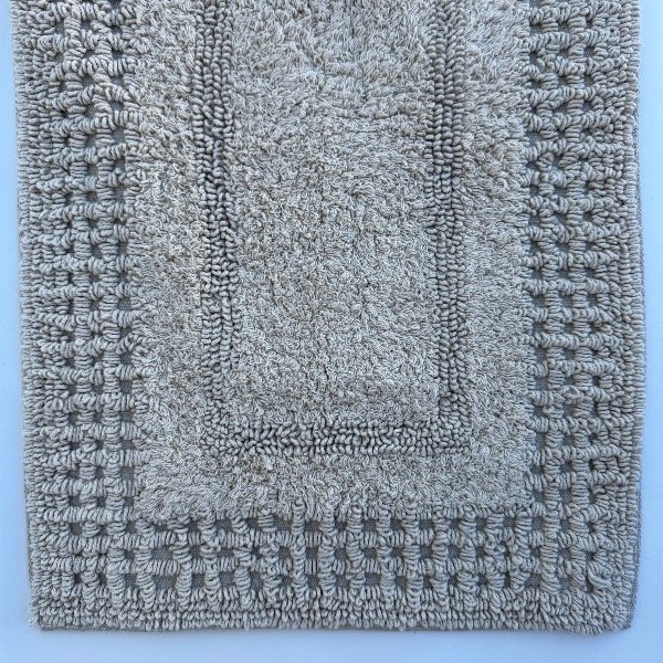 Producto - ALFOMBRA DE BAÑO CON MARCO DE DISEÑO WAFFLE ARENA SUAVE