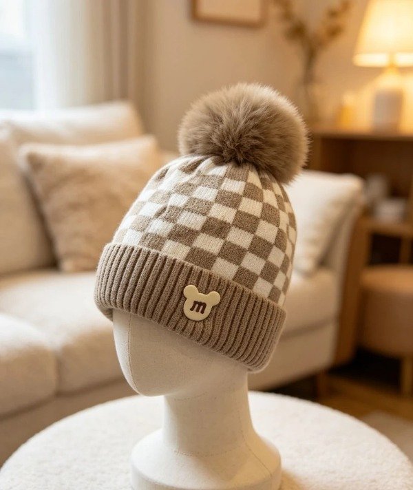 Producto - Gorro con pompón infantil