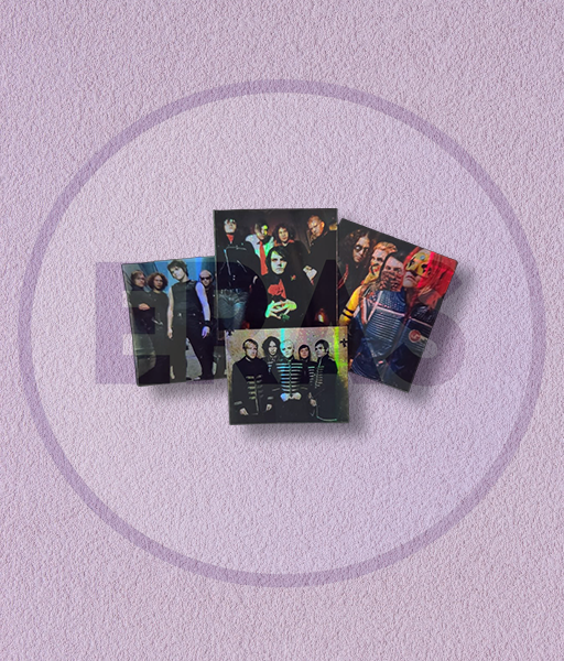 Producto - STICKERS HOLOGRÁFICOS - MY CHEMICAL ROMANCE - BANDA X4