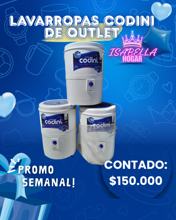 Producto - LAVARROPAS CODINI DE OUTLET
