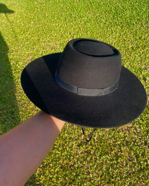 Producto - SOMBRERO HEREDERO DE PAÑO NEGRO ALA 10