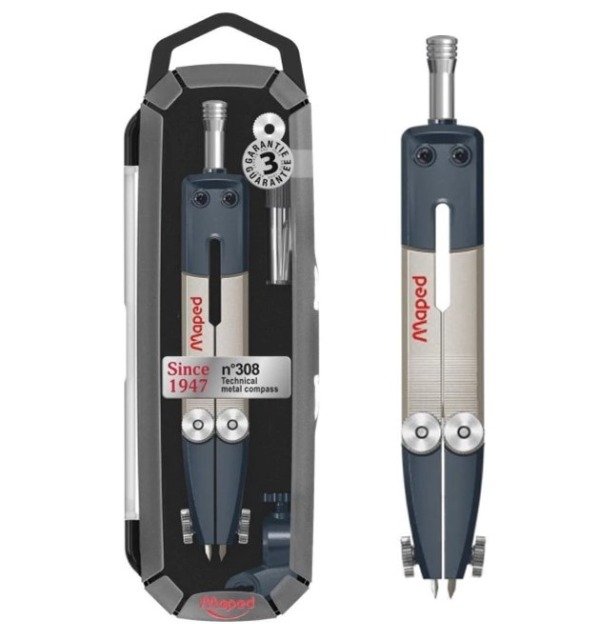 Producto - COMPAS MAPED METAL TECNICO 308 C/ACCES.