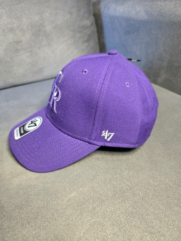 Colorado Rockies Purple '47 brand MVP adjustable velcro team — imagen 3