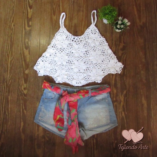 Producto - Musculosa Ani Blanca