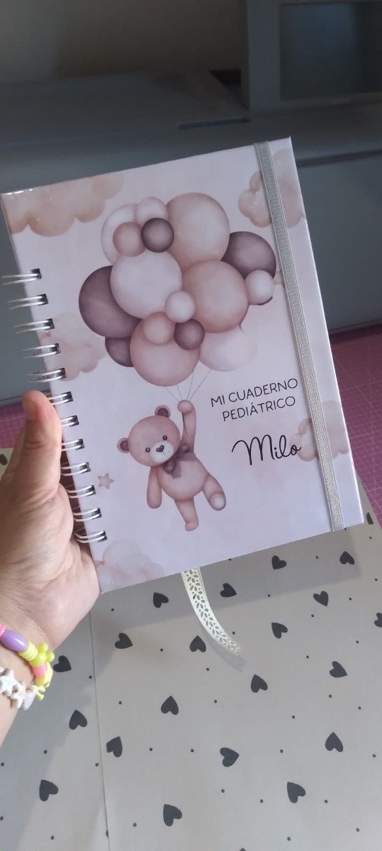 Producto - Osito volando - cuaderno pediátrico - 0