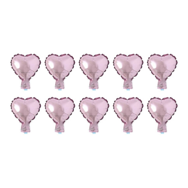 Producto - Globo mini corazón 5" color lila x10un