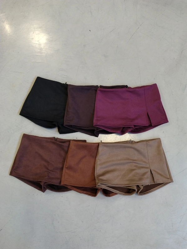 Producto - SHORT POLLERA GAMUZADO TAJO (14.000 Efectivo/Transferencia)
