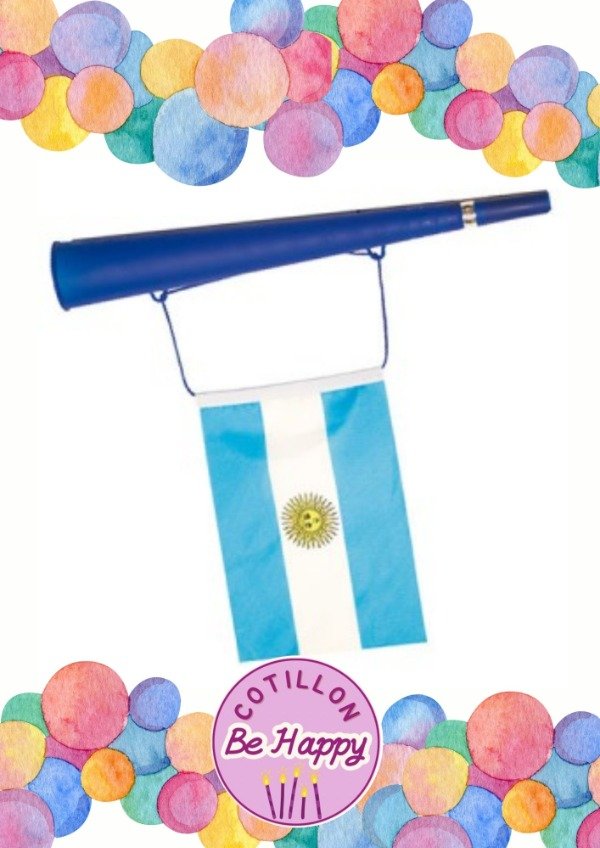 Producto - BOCINA CON BANDERA Argentina