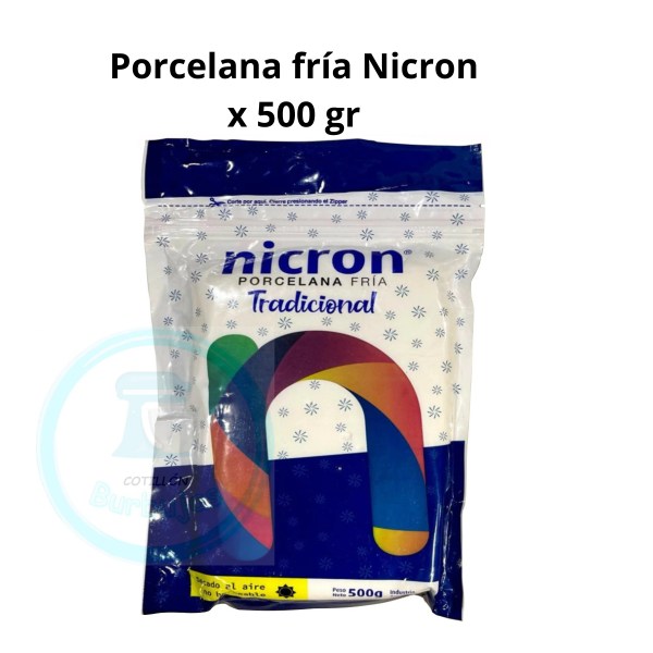 Producto - Pasta Porcelana fría Nicron x 500 gr