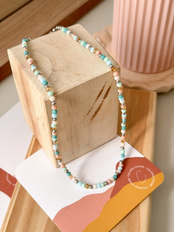 Producto - Collar Cristales Colores 3mm