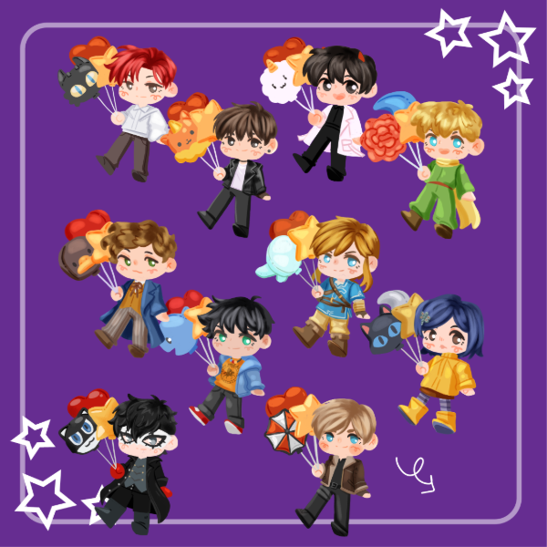 Producto - STICKERS HOLOGRAFICOS GRANDE GLOBITOS