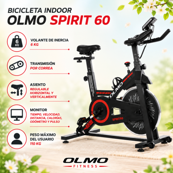 Producto - BICICLETA MAGNÉTICA FIT INDOOR SPIRIT 60