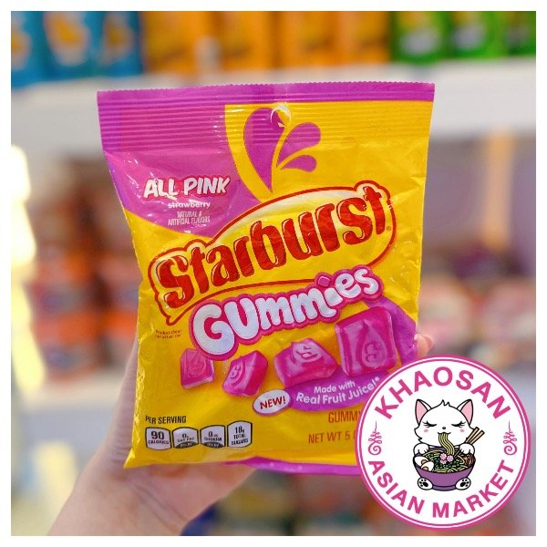 Producto - Gomitas STARBURST all pink sabor frutilla