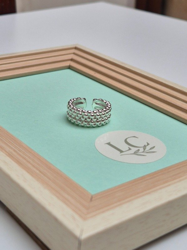 Producto - Anillo linea bolitas