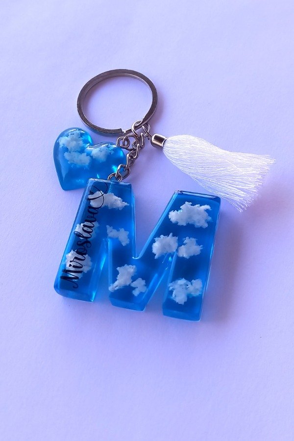 Producto - LLavero "Cielito" celeste