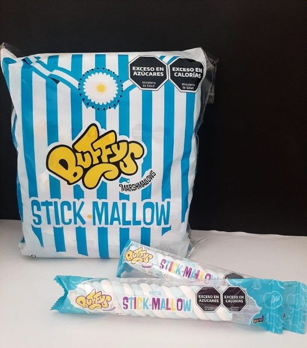 Producto - Malvaviscos Buffys Stick Blanquiceleste - Paquete por 32 unidades