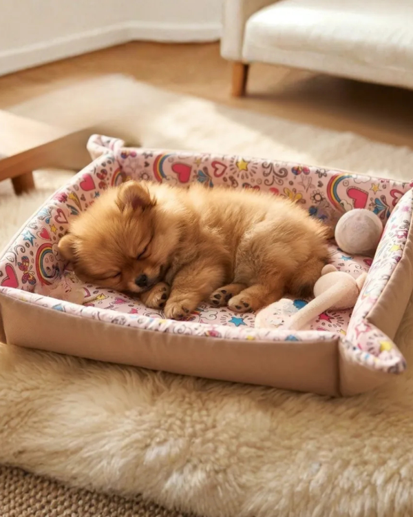 Producto - Moises Colchoneta Cama Para Mascotas Perros mediano 4 botones - 0