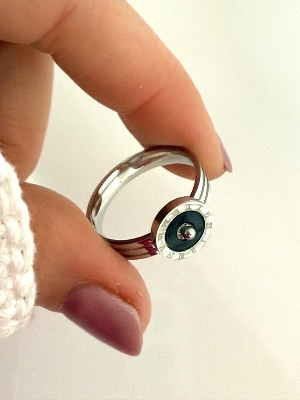 Producto - N482 Anillo estilo Bulgary negro acero quirúrgico