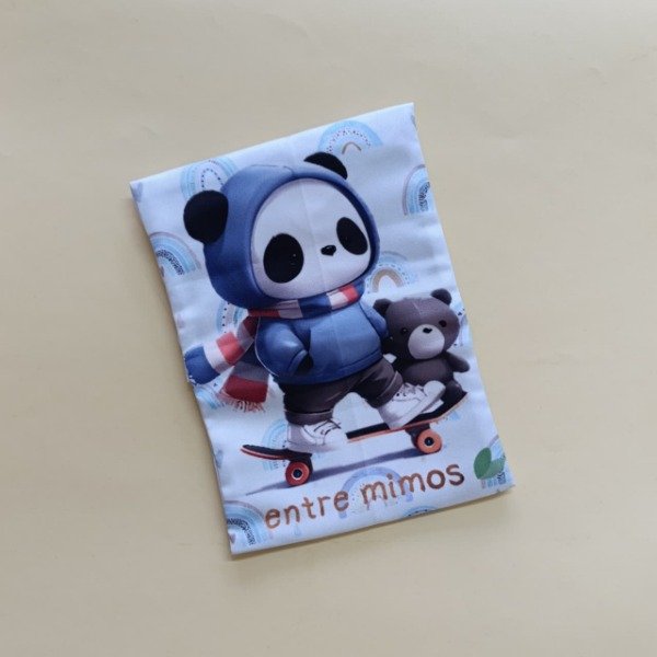 Producto - Almohadillas anti cólicos panda patineta