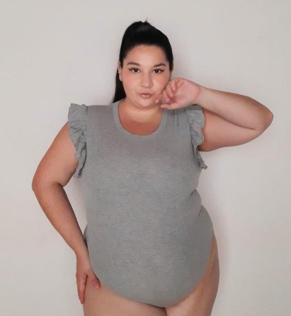 Producto - BODY MORLEY BOLADOS TALLE ESPECIAL - COD 3712