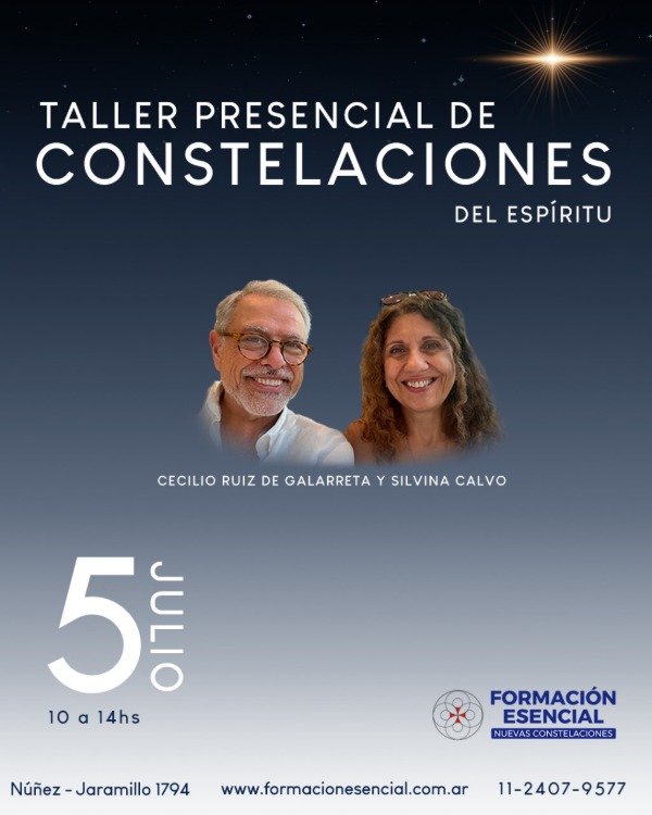 Producto - Taller Presencial de Nuevas Constelaciones en Nuñez - 5/7/25