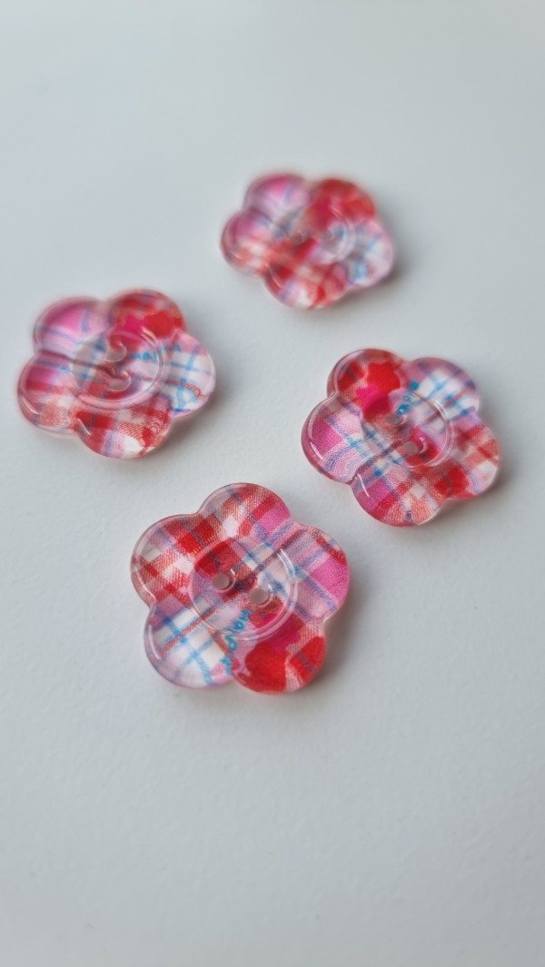 Producto - Botón de resina FLORAL 4