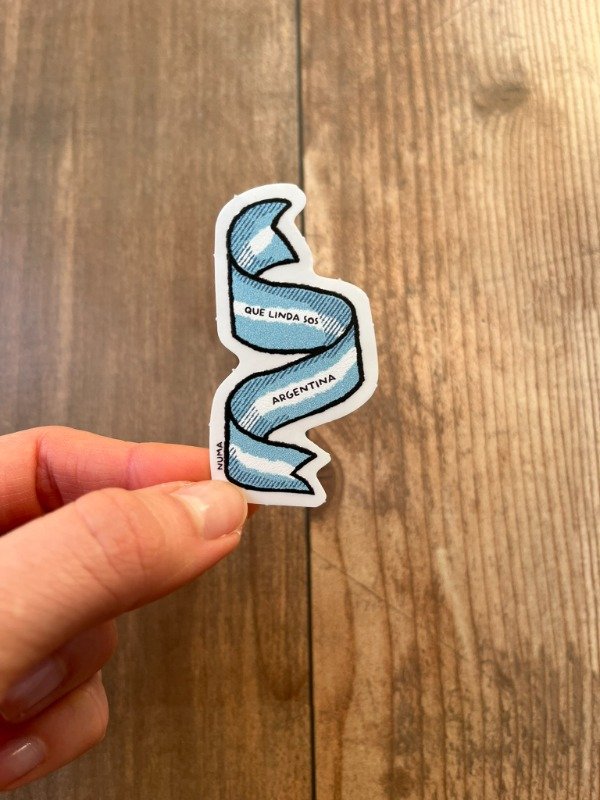 Producto - Sticker vinilo transparente BANDERA