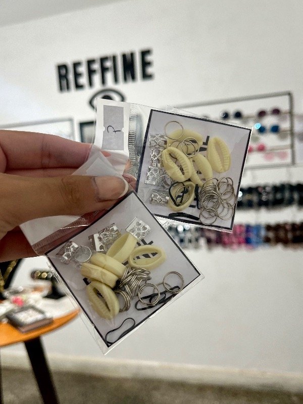 Producto - Argollas trenzas + cuff + caracoles