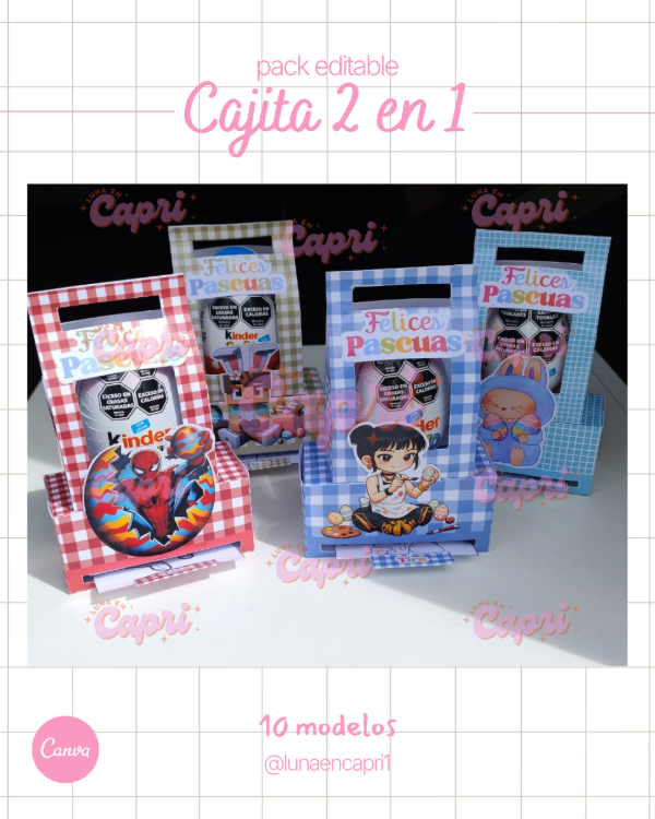 Producto - Cajitas 2 en 1