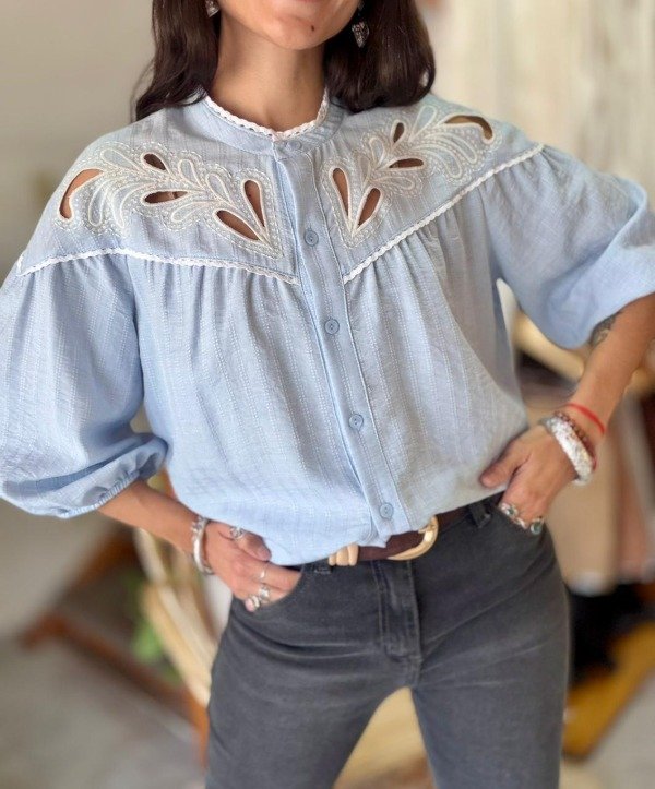 Producto - CAMISA TAYLOR CELESTE - 0