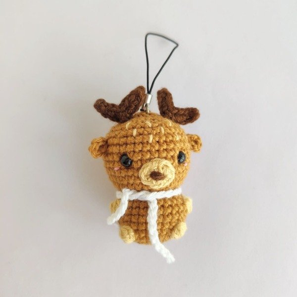 Producto - Reno navideño tejido adorno navidad