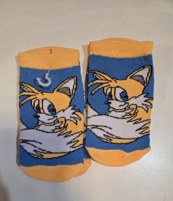 Producto - (UNIDAD ) soquete infantil SONIC AMARILLO  T 25 AL 31