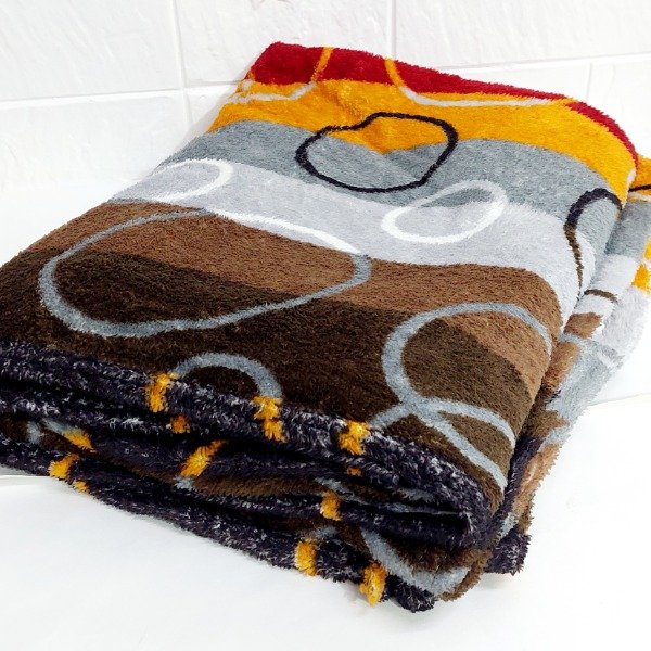 Producto - Manta Plush 2 plazas circulos
