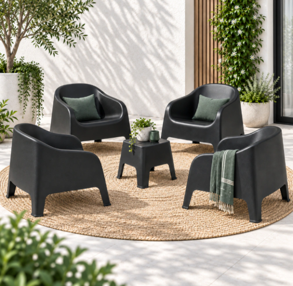 Producto - Set 4 sillones Shark + mesita