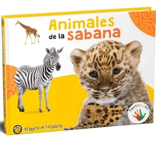 Producto - Libro toco y descubro, Animales de la Sabana