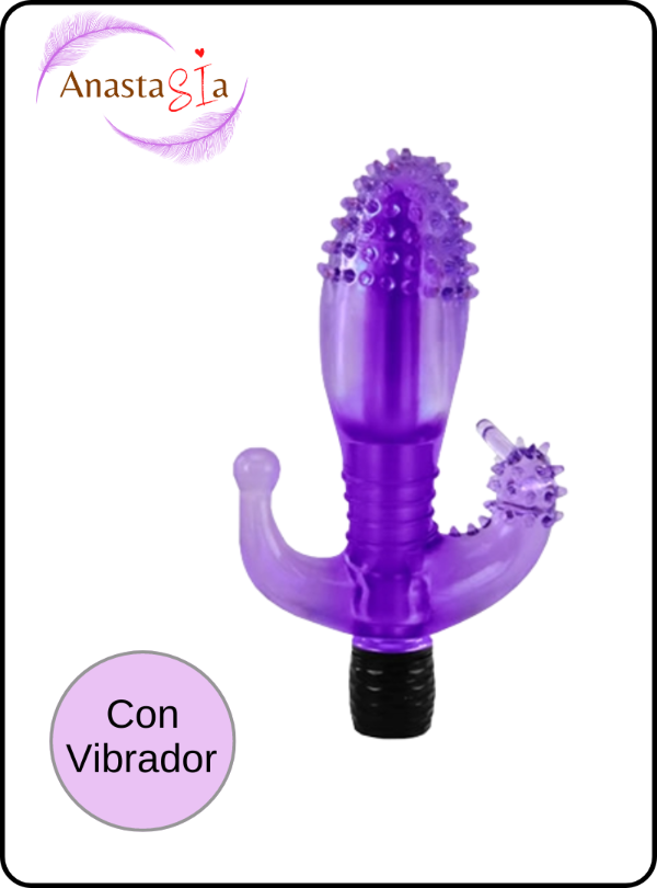 Producto - Masajeador femenino Honeybee de triple estimulación con bala vibradora