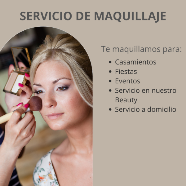 Producto - SERVICIO DE MAQUILLAJE PARA EVENTOS