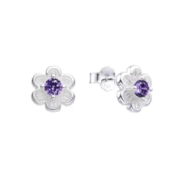 Producto - Aros de Flor Violeta