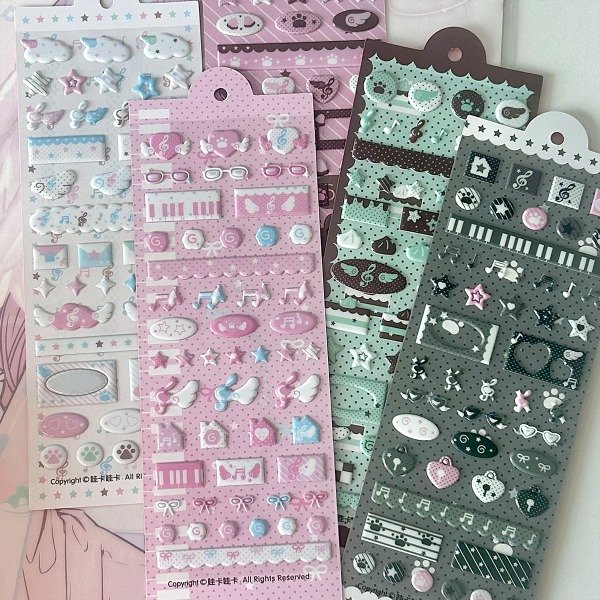 Producto - Planchita de stickers yk2 - 0