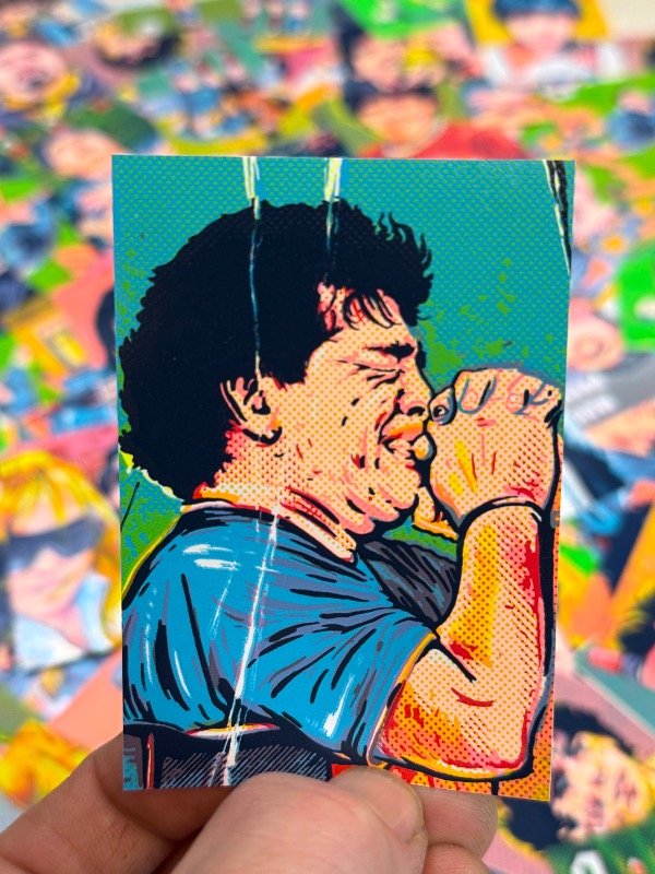 Producto - Stickers de Diego en serigrafía - 8