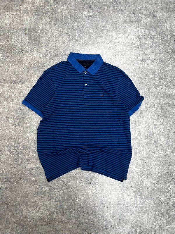 Producto - Chomba Nautica Stripped Azul T.M