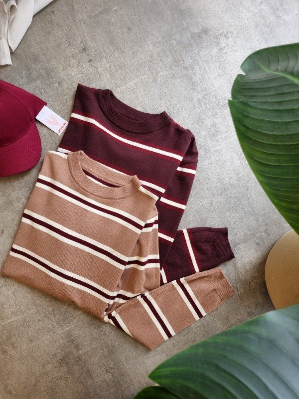 Producto - Sw rayas bordo