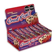 Producto - BARRA DE CEREAL FELFORT FRUTOS ROJOS X24