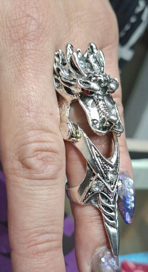 Producto - Anillo Garra Dragón Grande - 0
