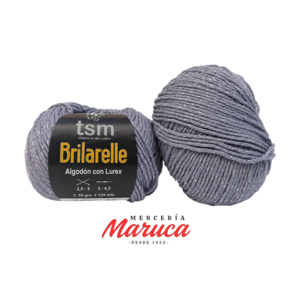 Producto - Hilo de Algodón con Lúrex TSM Brilarelle (Ovillo 50g) - 1