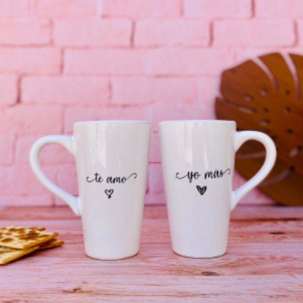 Producto - SET 2 TAZAS SUBMARINO BLANCAS EN CAJA