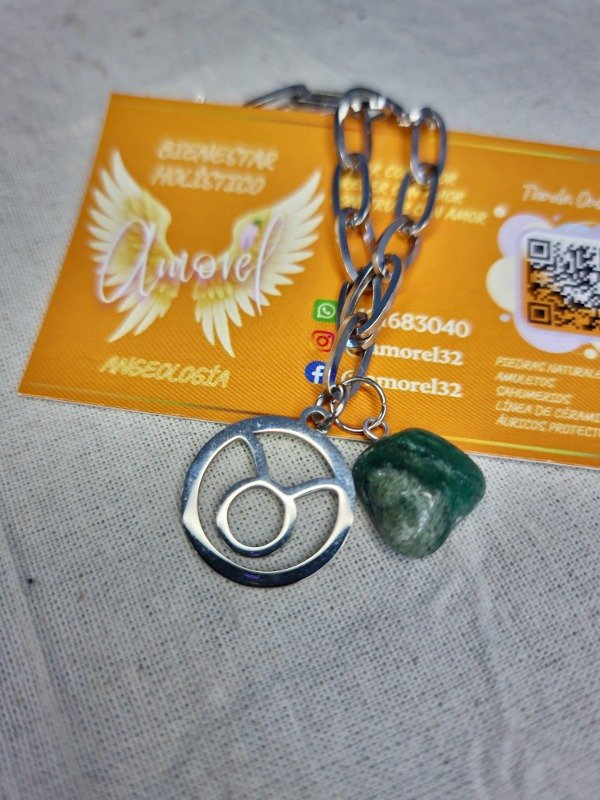 Producto - Pulsera Tauro Cuarzo Verde