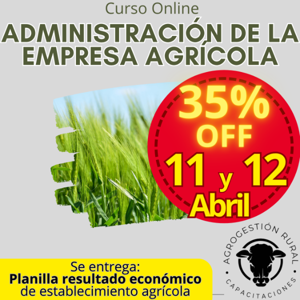Producto - Curso Online Administración de la empresa agrícola